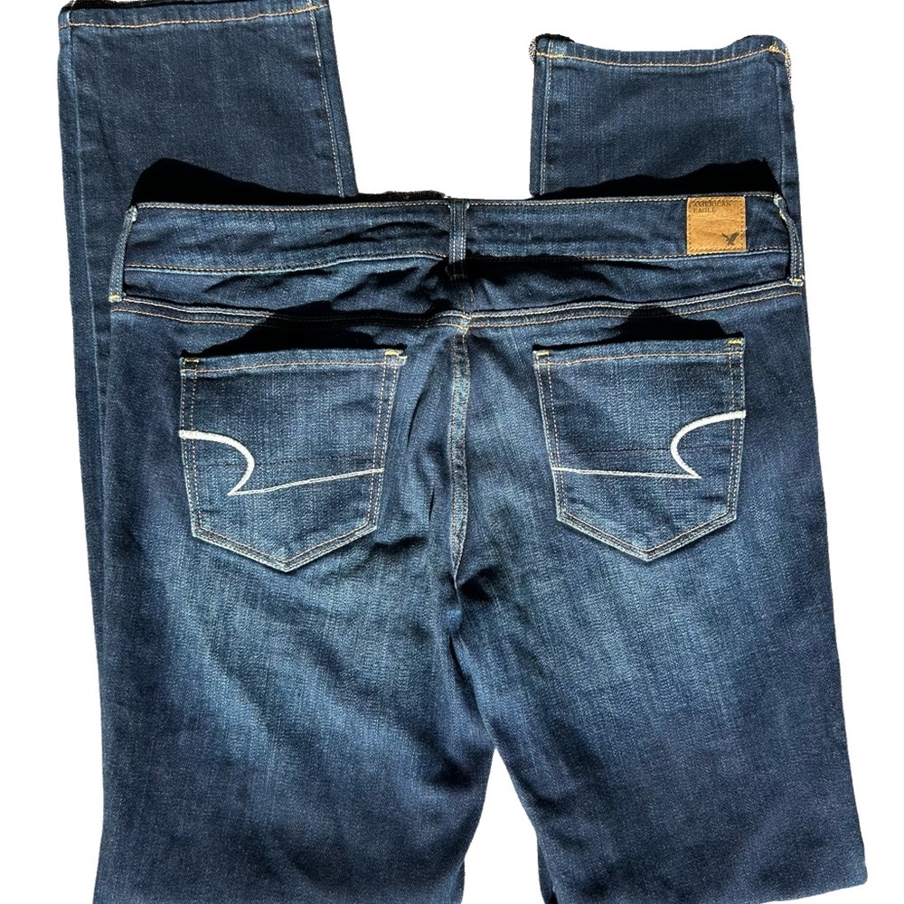 American Eagle Outfitters Blue Slim Jeans Classic Style denim with pockets - Picture 3 of 5